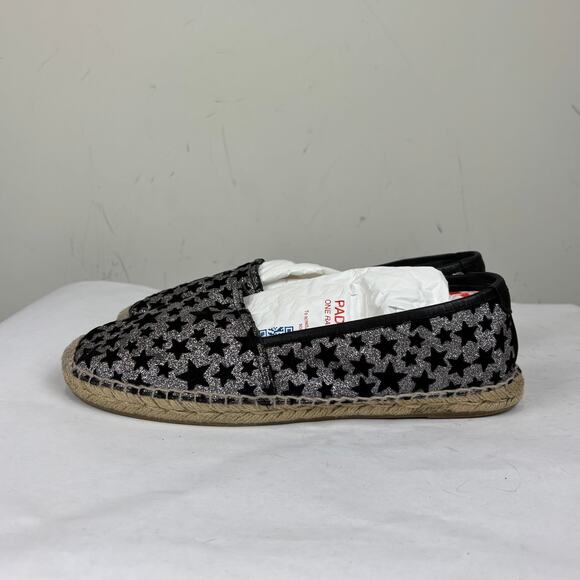 Saint Laurent Glitter Star Espadrilles Slip Ons Women's 41 US 11 - Picture 5 of 11